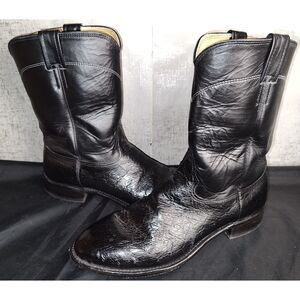 Cavender's Men's Black Leather Western Boots Sz 11D